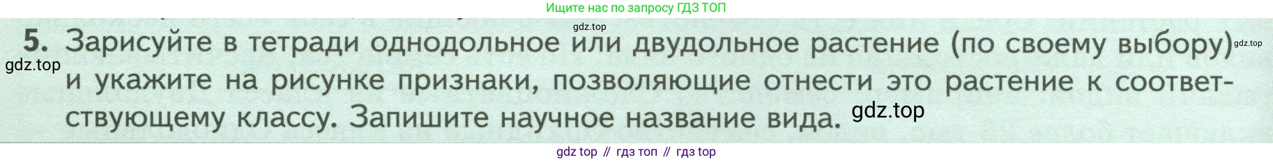 ГДЗ Биология, 7 класс Учебник, авторы: Пасечник Владимир Васильевич, Суматохин Сергей Витальевич, Гапонюк Зоя Георгиевна, Швецов Глеб Геннадьевич, издательство Просвещение, Москва, 2023, бирюзового цвета, страница 66, номер 5, Условие