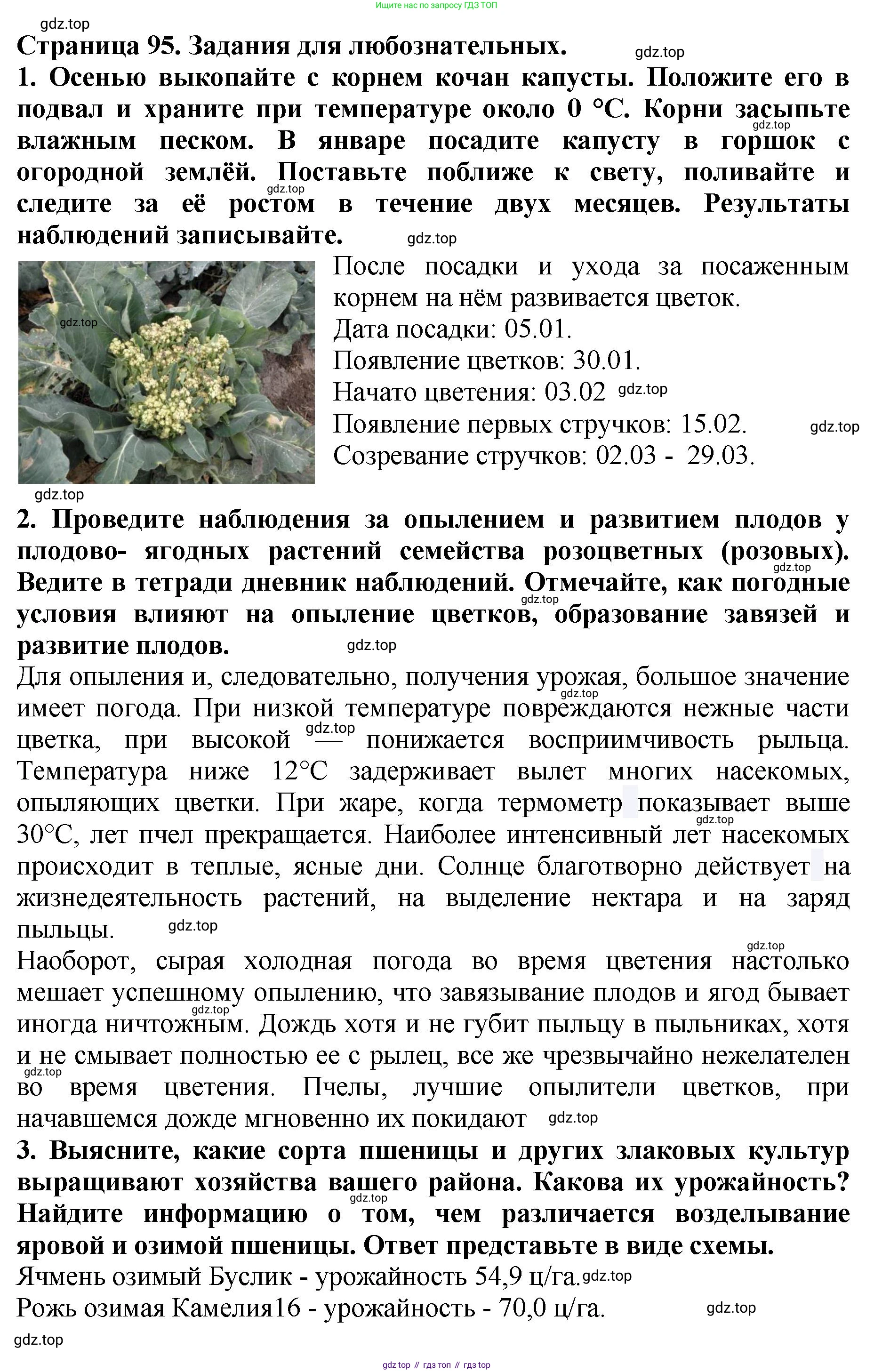 Биология, 7 класс Учебник, авторы: Пасечник Владимир Васильевич, Суматохин Сергей Витальевич, Гапонюк Зоя Георгиевна, Швецов Глеб Геннадьевич, издательство Просвещение, Москва, 2023, бирюзового цвета, страница 95, Решение 2 (продолжение 5)