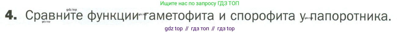 ГДЗ Биология, 7 класс Учебник, авторы: Пономарева Ирма Николаевна, Корнилова Ольга Анатольевна, издательство Просвещение, Москва, 2023, зелёного цвета, страница 38, номер 4, Условие
