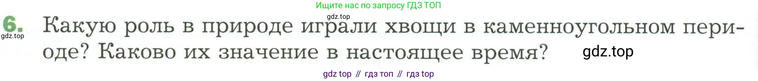 ГДЗ Биология, 7 класс Учебник, авторы: Пономарева Ирма Николаевна, Корнилова Ольга Анатольевна, издательство Просвещение, Москва, 2023, зелёного цвета, страница 38, номер 6, Условие