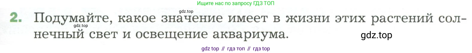 ГДЗ Биология, 7 класс Учебник, авторы: Пономарева Ирма Николаевна, Корнилова Ольга Анатольевна, издательство Просвещение, Москва, 2023, зелёного цвета, страница 41, номер 2, Условие