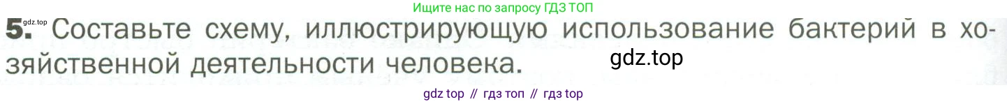ГДЗ Биология, 7 класс Учебник, авторы: Пономарева Ирма Николаевна, Корнилова Ольга Анатольевна, издательство Просвещение, Москва, 2023, зелёного цвета, страница 168, номер 5, Условие
