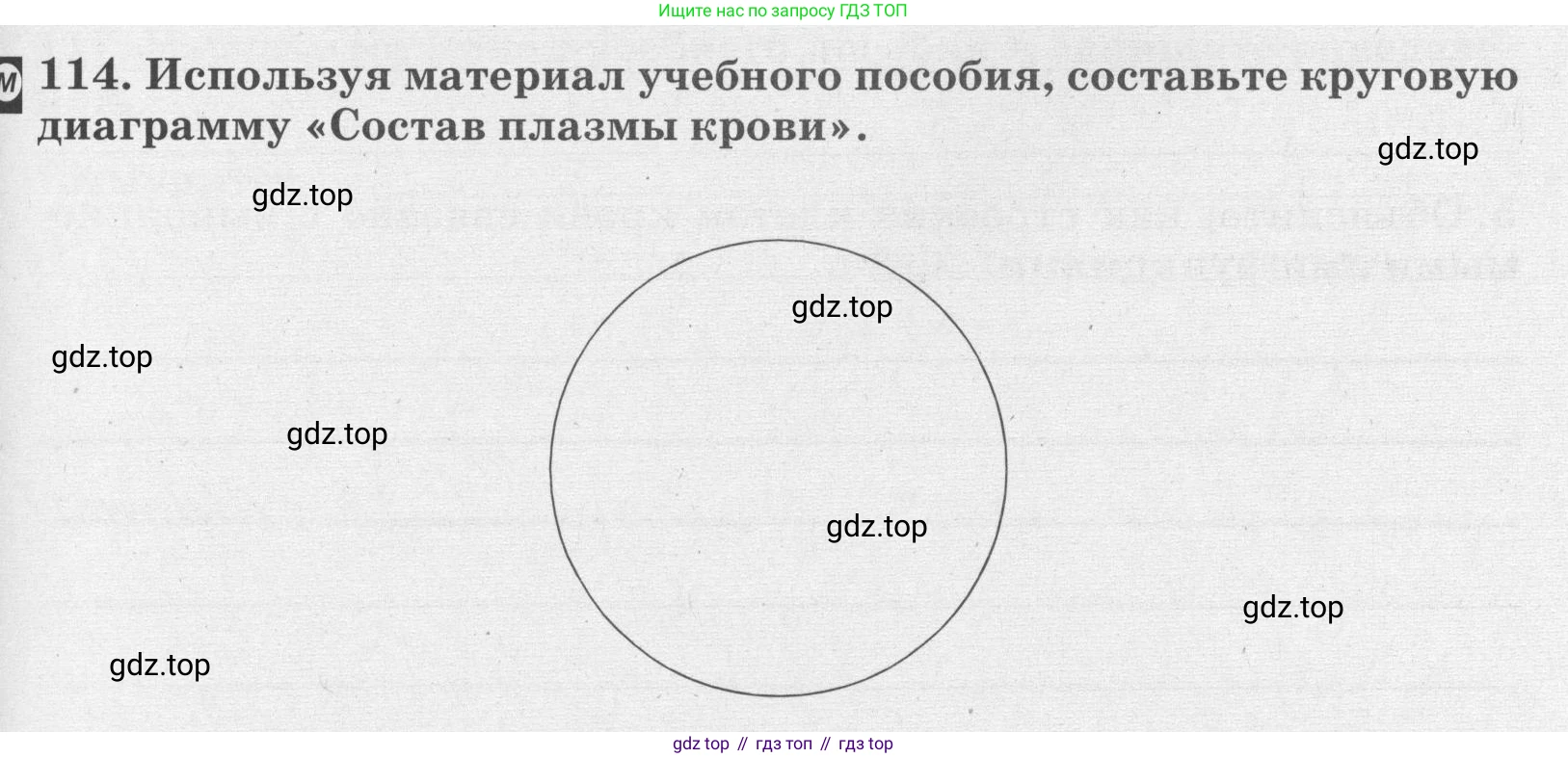 ГДЗ Биология, 8 класс рабочая тетрадь, авторы: Сонин Николай Иванович, Агафонова Инна Борисовна, издательство Просвещение, Москва, 2021, белого цвета, страница 75, номер 114, Условие