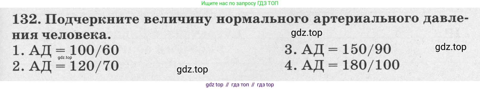 ГДЗ Биология, 8 класс рабочая тетрадь, авторы: Сонин Николай Иванович, Агафонова Инна Борисовна, издательство Просвещение, Москва, 2021, белого цвета, страница 85, номер 132, Условие