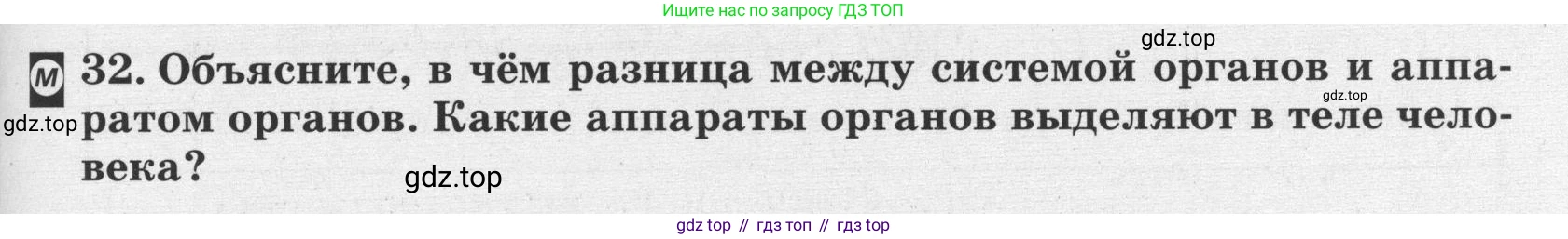 ГДЗ Биология, 8 класс рабочая тетрадь, авторы: Сонин Николай Иванович, Агафонова Инна Борисовна, издательство Просвещение, Москва, 2021, белого цвета, страница 23, номер 32, Условие