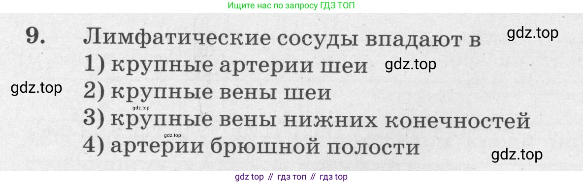 ГДЗ Биология, 8 класс рабочая тетрадь, авторы: Сонин Николай Иванович, Агафонова Инна Борисовна, издательство Просвещение, Москва, 2021, белого цвета, страница 88, номер 9, Условие