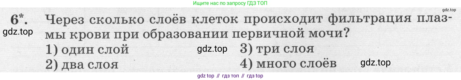 ГДЗ Биология, 8 класс рабочая тетрадь, авторы: Сонин Николай Иванович, Агафонова Инна Борисовна, издательство Просвещение, Москва, 2021, белого цвета, страница 119, номер 6, Условие