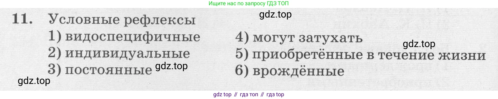 ГДЗ Биология, 8 класс рабочая тетрадь, авторы: Сонин Николай Иванович, Агафонова Инна Борисовна, издательство Просвещение, Москва, 2021, белого цвета, страница 142, номер 11, Условие