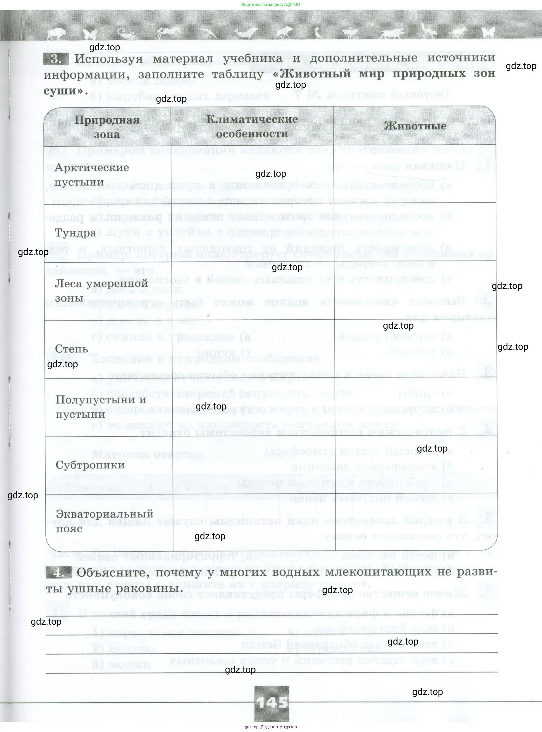 Биология, 8 класс рабочая тетрадь, авторы: Суматохин Сергей Витальевич, Пасечник Владимир Васильевич, Гапонюк Зоя Георгиевна, издательство Просвещение, Москва, 2023, оранжевого цвета, страница 145