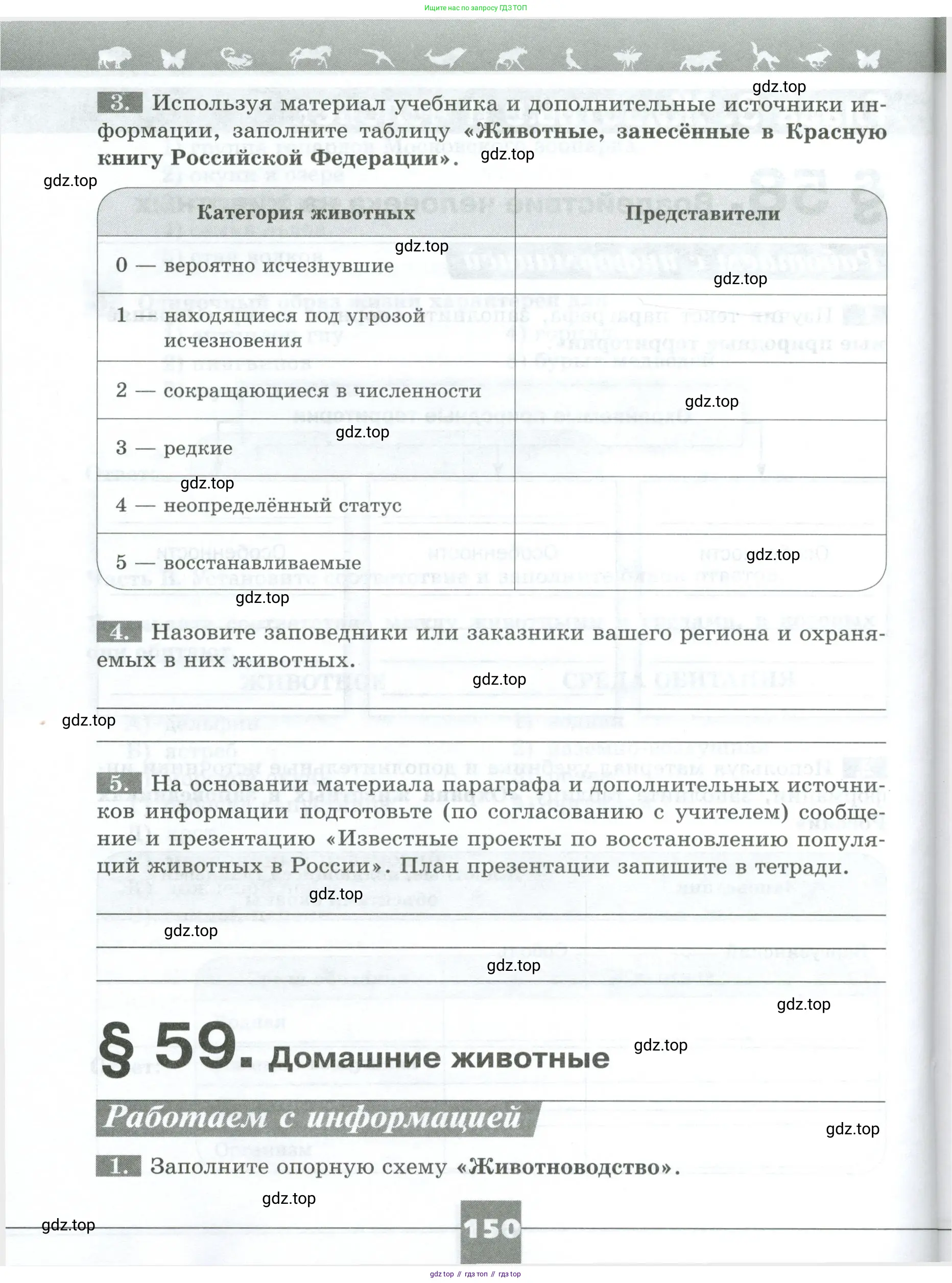 Биология, 8 класс рабочая тетрадь, авторы: Суматохин Сергей Витальевич, Пасечник Владимир Васильевич, Гапонюк Зоя Георгиевна, издательство Просвещение, Москва, 2023, оранжевого цвета, страница 150