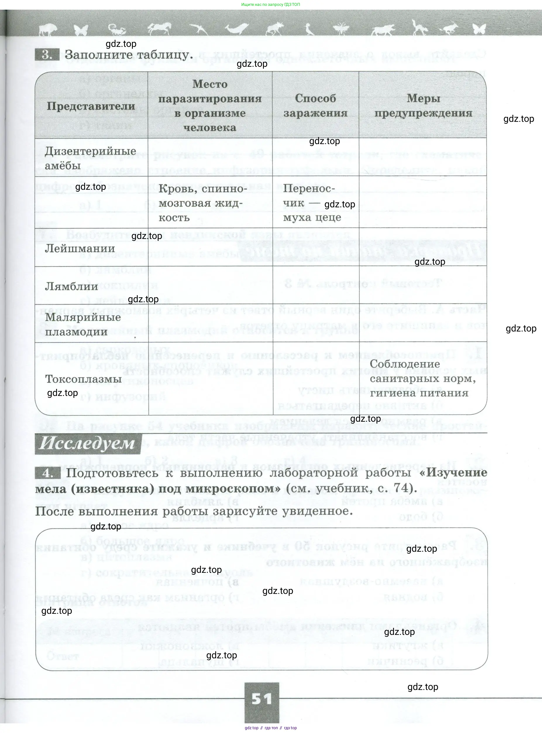 Биология, 8 класс рабочая тетрадь, авторы: Суматохин Сергей Витальевич, Пасечник Владимир Васильевич, Гапонюк Зоя Георгиевна, издательство Просвещение, Москва, 2023, оранжевого цвета, страница 51
