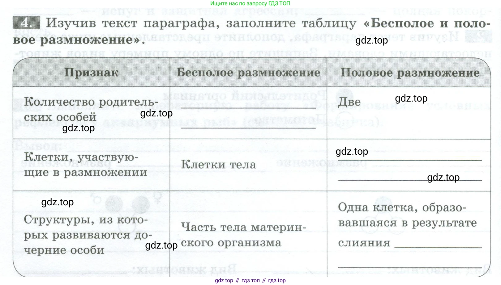 Биология, 8 класс рабочая тетрадь, авторы: Суматохин Сергей Витальевич, Пасечник Владимир Васильевич, Гапонюк Зоя Георгиевна, издательство Просвещение, Москва, 2023, оранжевого цвета, страница 38, номер 4, Условие