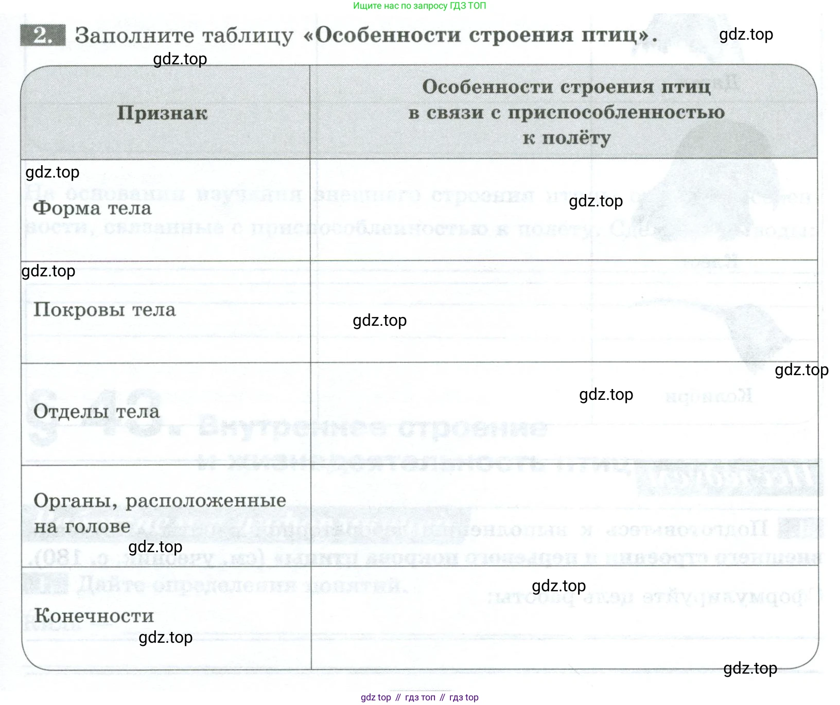 Биология, 8 класс рабочая тетрадь, авторы: Суматохин Сергей Витальевич, Пасечник Владимир Васильевич, Гапонюк Зоя Георгиевна, издательство Просвещение, Москва, 2023, оранжевого цвета, страница 111, номер 2, Условие