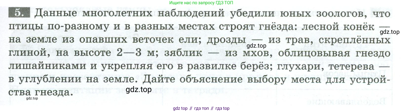 Биология, 8 класс рабочая тетрадь, авторы: Суматохин Сергей Витальевич, Пасечник Владимир Васильевич, Гапонюк Зоя Георгиевна, издательство Просвещение, Москва, 2023, оранжевого цвета, страница 119, номер 5, Условие