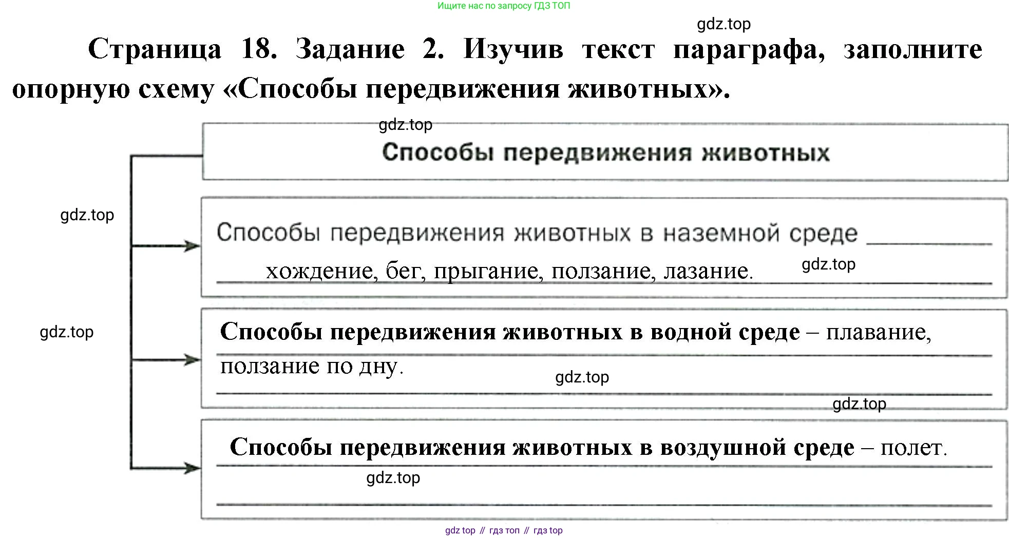 Биология, 8 класс рабочая тетрадь, авторы: Суматохин Сергей Витальевич, Пасечник Владимир Васильевич, Гапонюк Зоя Георгиевна, издательство Просвещение, Москва, 2023, оранжевого цвета, страница 18, номер 2, Решение