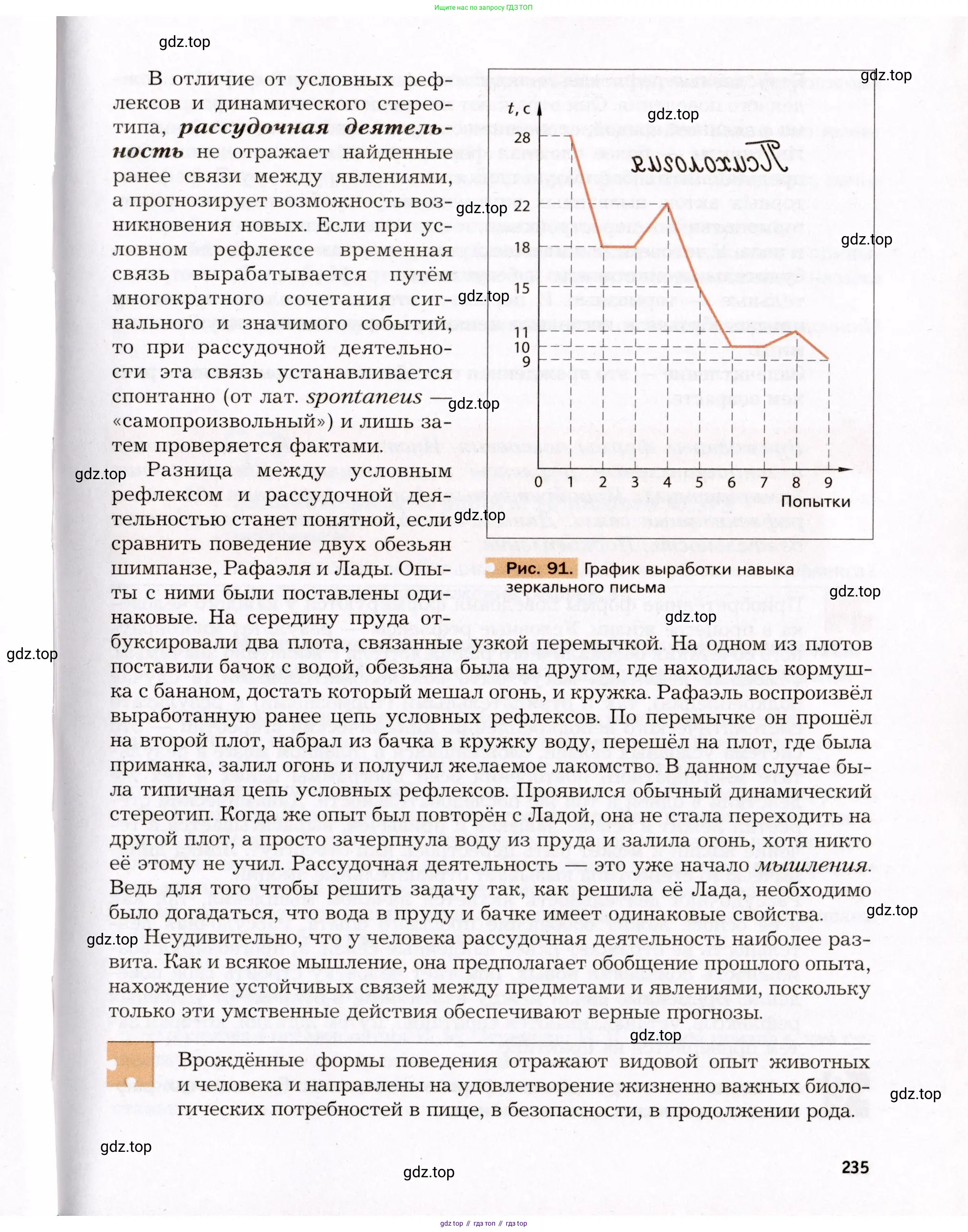 Биология, 8 класс Учебник, авторы: Драгомилов Александр Григорьевич, Маш Реми Давидович, издательство Просвещение, Москва, 2019, оранжевого цвета, страница 235