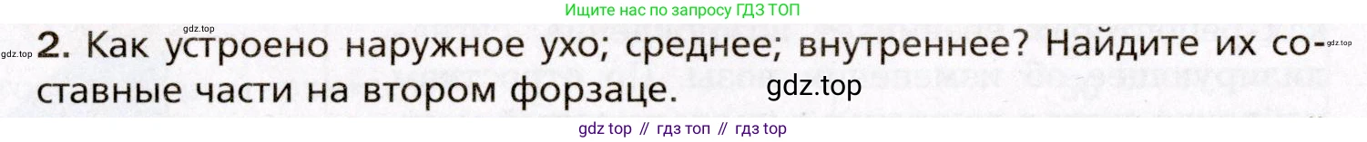 Биология, 8 класс Учебник, авторы: Драгомилов Александр Григорьевич, Маш Реми Давидович, издательство Просвещение, Москва, 2019, оранжевого цвета, страница 76, номер 2, Условие