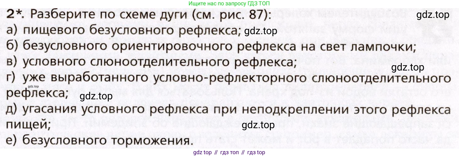 Биология, 8 класс Учебник, авторы: Драгомилов Александр Григорьевич, Маш Реми Давидович, издательство Просвещение, Москва, 2019, оранжевого цвета, страница 193, номер 2, Условие