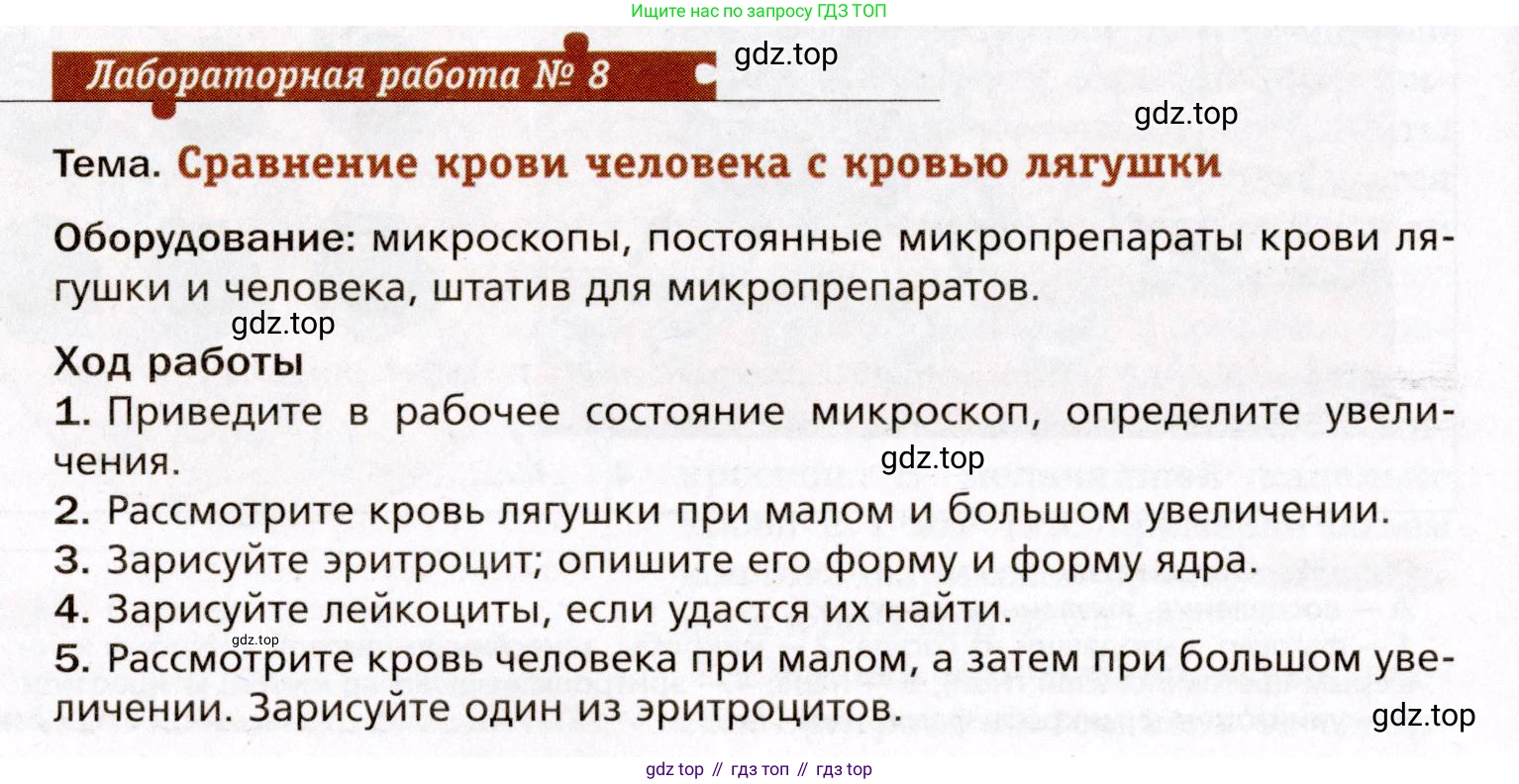 Биология, 8 класс Учебник, авторы: Драгомилов Александр Григорьевич, Маш Реми Давидович, издательство Просвещение, Москва, 2019, оранжевого цвета, страница 120, Условие