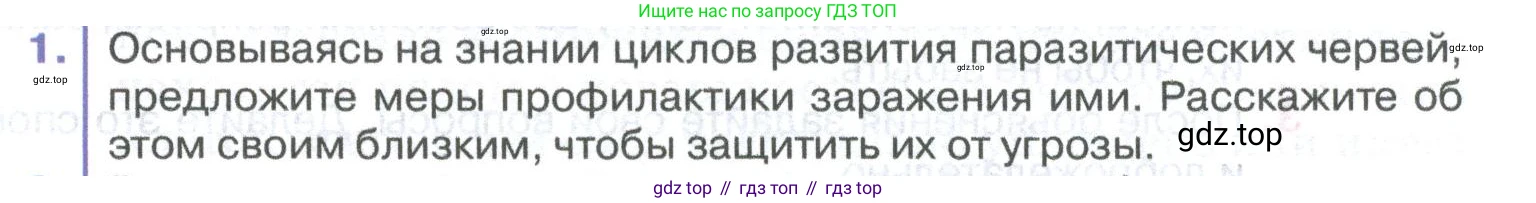 ГДЗ Биология, 8 класс Учебник, авторы: Латюшин Виталий Викторович, Шапкин Владимир Алексеевич, Озерова Жанна Анатольевна, издательство Просвещение, Москва, 2021, белого цвета, страница 91, номер 1, Условие