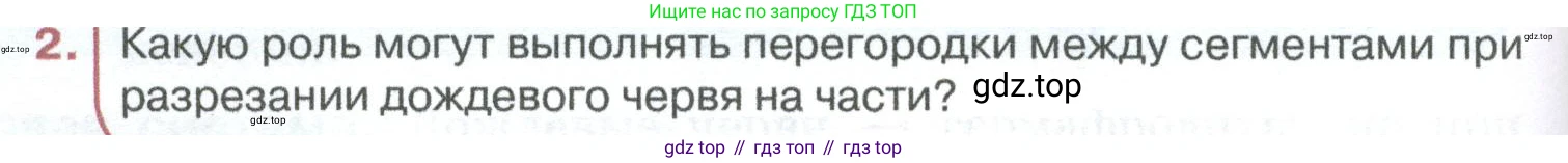 ГДЗ Биология, 8 класс Учебник, авторы: Латюшин Виталий Викторович, Шапкин Владимир Алексеевич, Озерова Жанна Анатольевна, издательство Просвещение, Москва, 2021, белого цвета, страница 104, номер 2, Условие