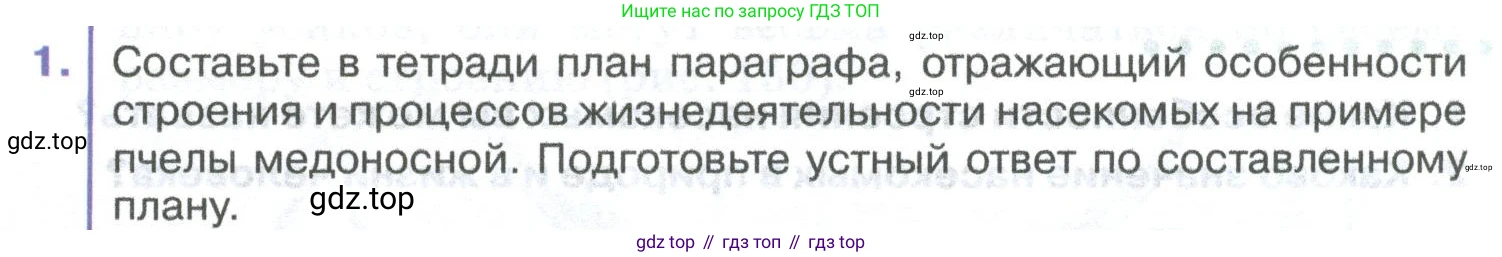 ГДЗ Биология, 8 класс Учебник, авторы: Латюшин Виталий Викторович, Шапкин Владимир Алексеевич, Озерова Жанна Анатольевна, издательство Просвещение, Москва, 2021, белого цвета, страница 171, номер 1, Условие