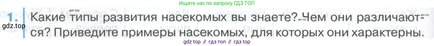 ГДЗ Биология, 8 класс Учебник, авторы: Латюшин Виталий Викторович, Шапкин Владимир Алексеевич, Озерова Жанна Анатольевна, издательство Просвещение, Москва, 2021, белого цвета, страница 184, номер 1, Условие
