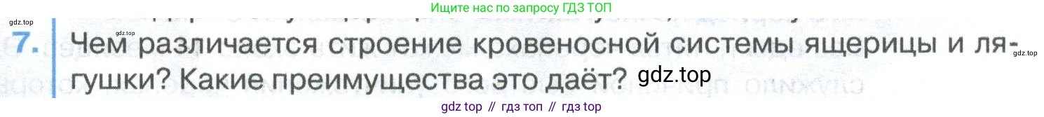 ГДЗ Биология, 8 класс Учебник, авторы: Латюшин Виталий Викторович, Шапкин Владимир Алексеевич, Озерова Жанна Анатольевна, издательство Просвещение, Москва, 2021, белого цвета, страница 251, номер 7, Условие