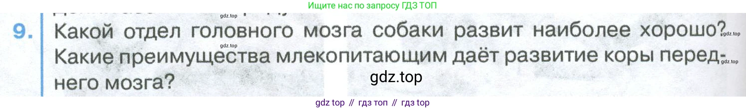 ГДЗ Биология, 8 класс Учебник, авторы: Латюшин Виталий Викторович, Шапкин Владимир Алексеевич, Озерова Жанна Анатольевна, издательство Просвещение, Москва, 2021, белого цвета, страница 294, номер 9, Условие