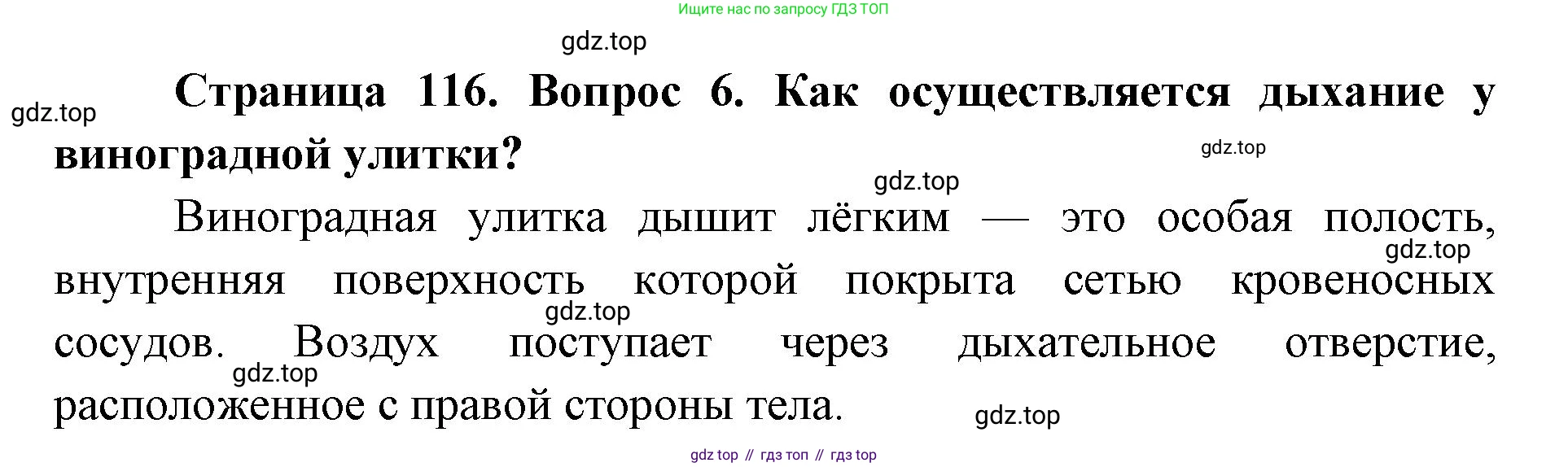 ГДЗ Биология, 8 класс Учебник, авторы: Латюшин Виталий Викторович, Шапкин Владимир Алексеевич, Озерова Жанна Анатольевна, издательство Просвещение, Москва, 2021, белого цвета, страница 116, номер 6, Решение