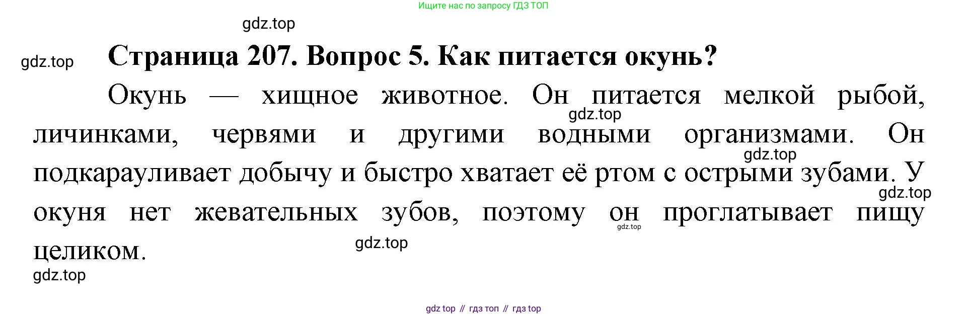 ГДЗ Биология, 8 класс Учебник, авторы: Латюшин Виталий Викторович, Шапкин Владимир Алексеевич, Озерова Жанна Анатольевна, издательство Просвещение, Москва, 2021, белого цвета, страница 207, номер 5, Решение