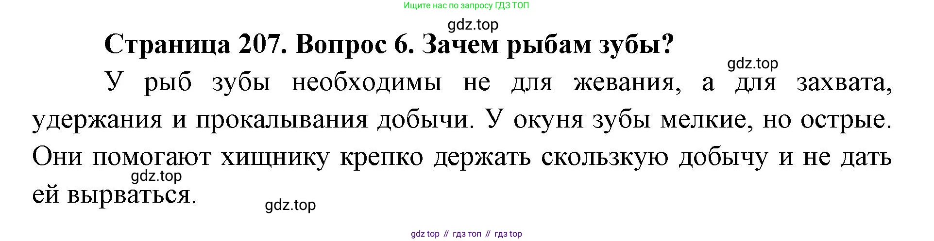 ГДЗ Биология, 8 класс Учебник, авторы: Латюшин Виталий Викторович, Шапкин Владимир Алексеевич, Озерова Жанна Анатольевна, издательство Просвещение, Москва, 2021, белого цвета, страница 207, номер 6, Решение