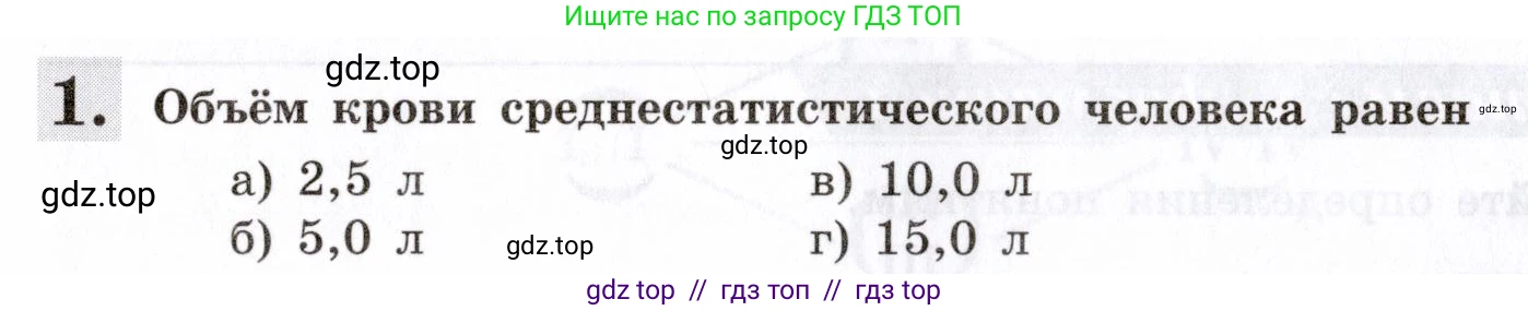 Биология, 8 класс рабочая тетрадь, авторы: Пасечник Владимир Васильевич, Швецов Глеб Геннадьевич, издательство Просвещение, Москва, 2019, страница 40, номер 1, Условие