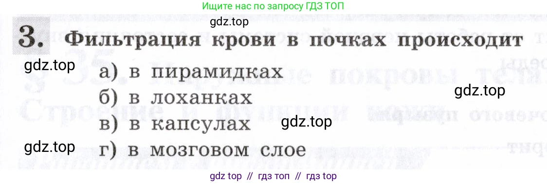 Биология, 8 класс рабочая тетрадь, авторы: Пасечник Владимир Васильевич, Швецов Глеб Геннадьевич, издательство Просвещение, Москва, 2019, страница 85, номер 3, Условие