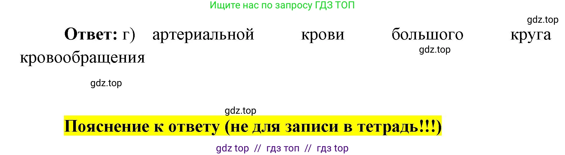 Биология, 8 класс рабочая тетрадь, авторы: Пасечник Владимир Васильевич, Швецов Глеб Геннадьевич, издательство Просвещение, Москва, 2019, страница 48, номер 6, Решение (продолжение 2)