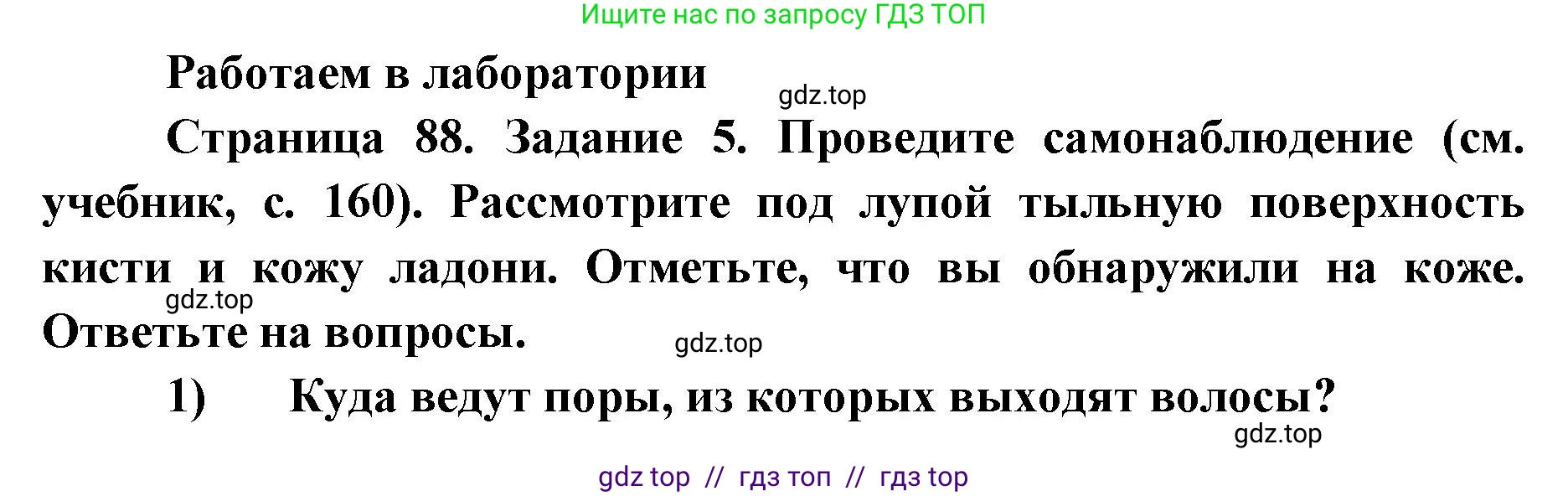 Биология, 8 класс рабочая тетрадь, авторы: Пасечник Владимир Васильевич, Швецов Глеб Геннадьевич, издательство Просвещение, Москва, 2019, страница 88, номер 5, Решение