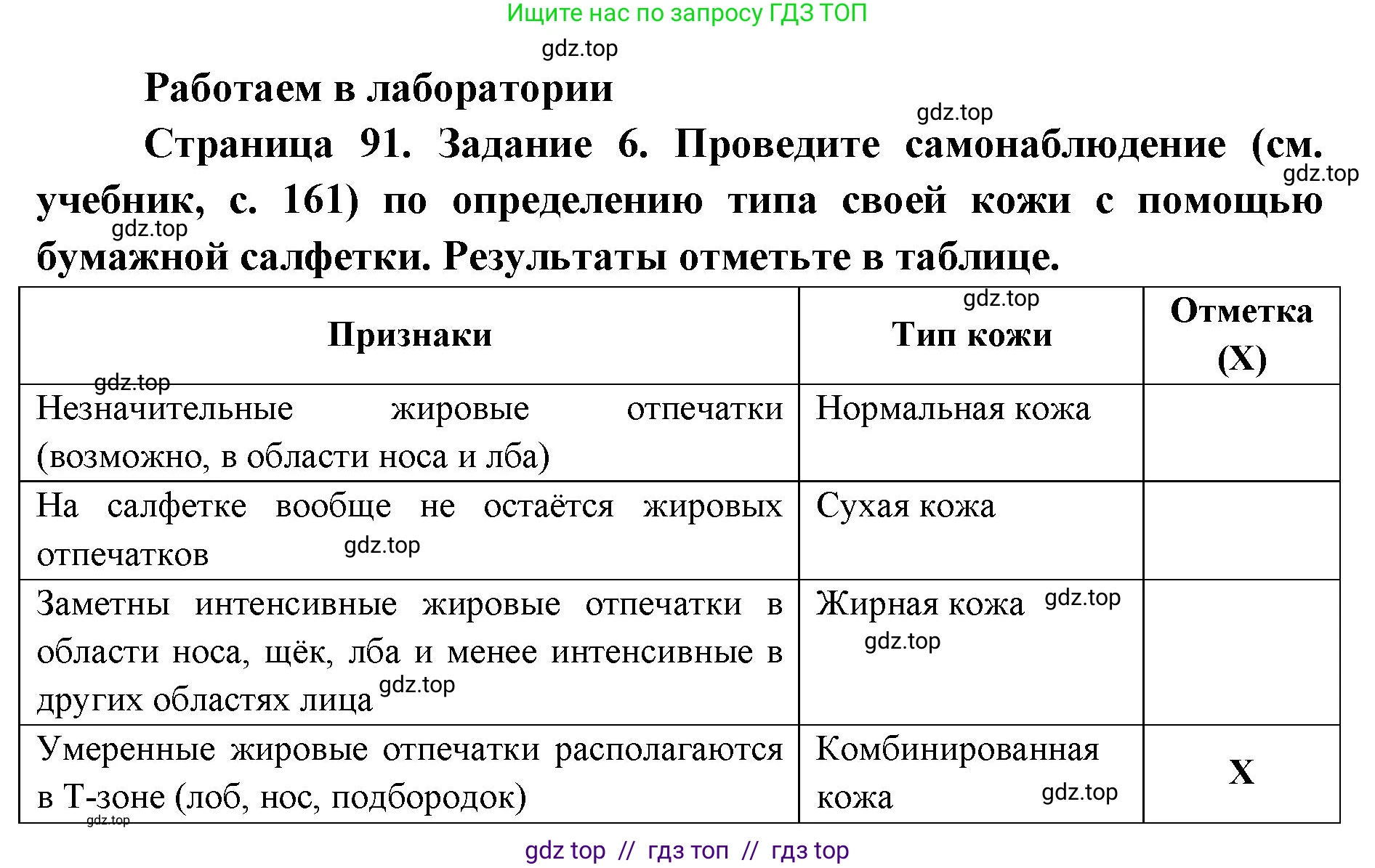Биология, 8 класс рабочая тетрадь, авторы: Пасечник Владимир Васильевич, Швецов Глеб Геннадьевич, издательство Просвещение, Москва, 2019, страница 91, номер 6, Решение