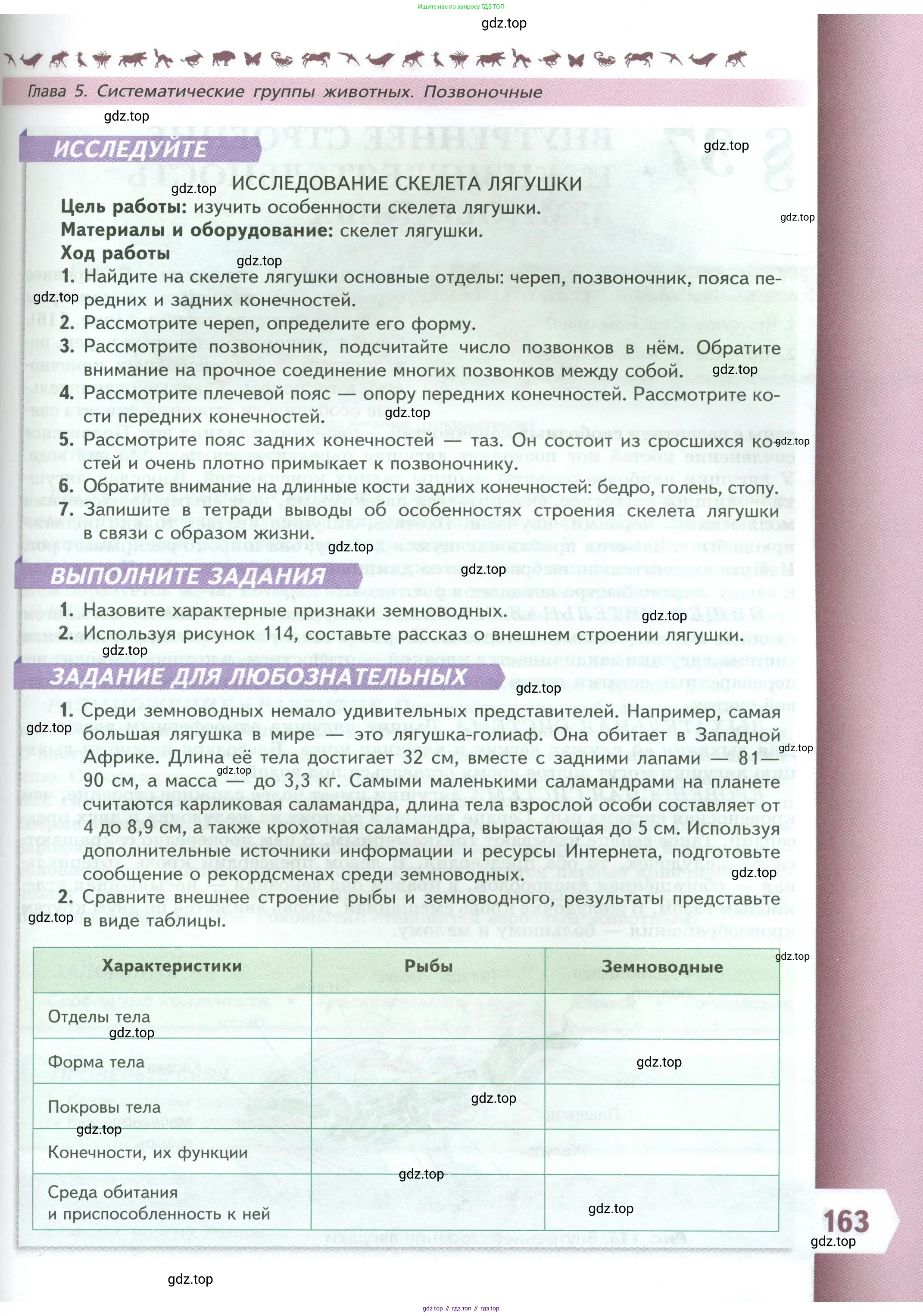 Биология, 8 класс Учебник, авторы: Пасечник Владимир Васильевич, Суматохин Сергей Витальевич, Гапонюк Зоя Георгиевна, издательство Просвещение, Москва, 2023, белого цвета, страница 163