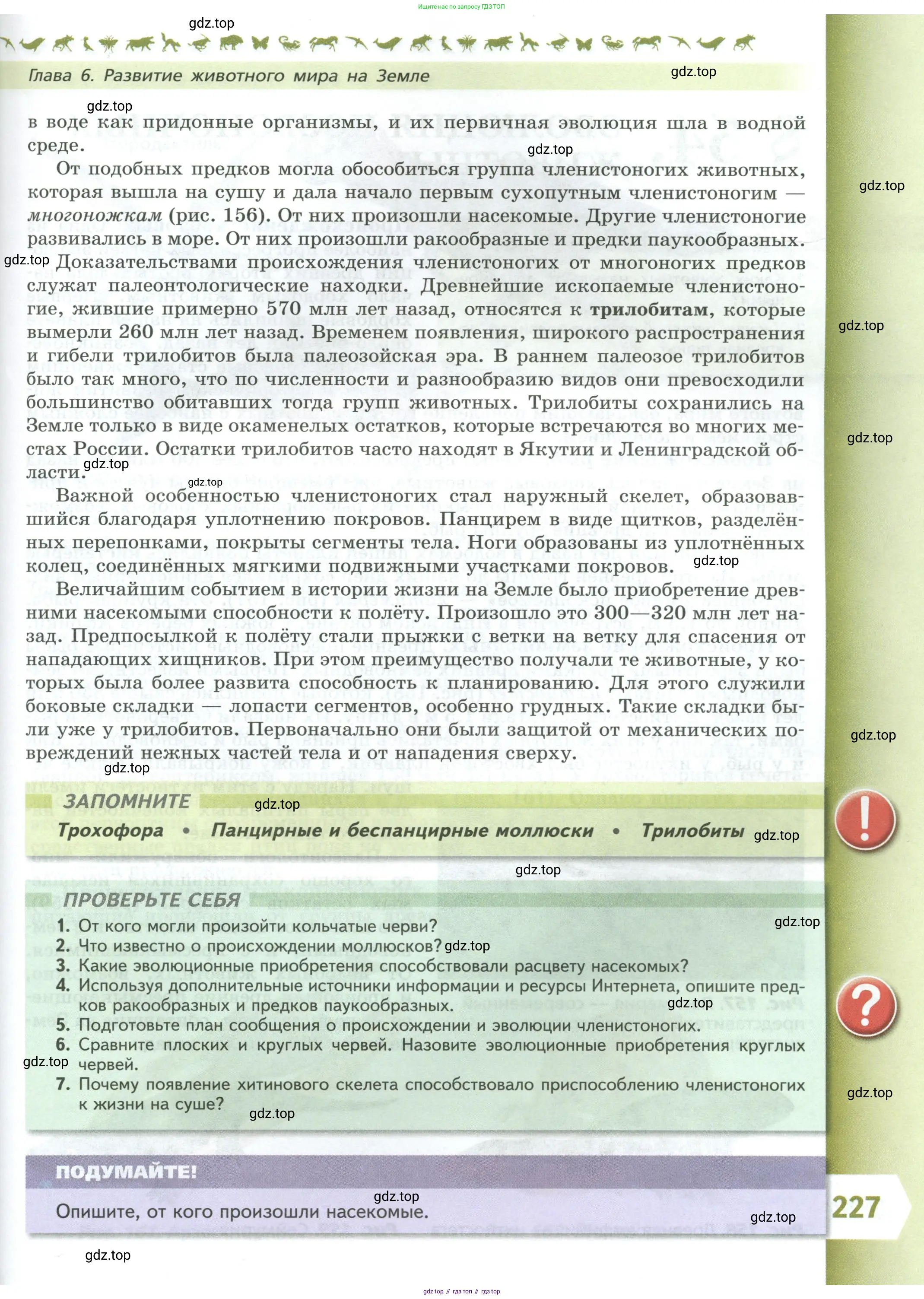 Биология, 8 класс Учебник, авторы: Пасечник Владимир Васильевич, Суматохин Сергей Витальевич, Гапонюк Зоя Георгиевна, издательство Просвещение, Москва, 2023, белого цвета, страница 227
