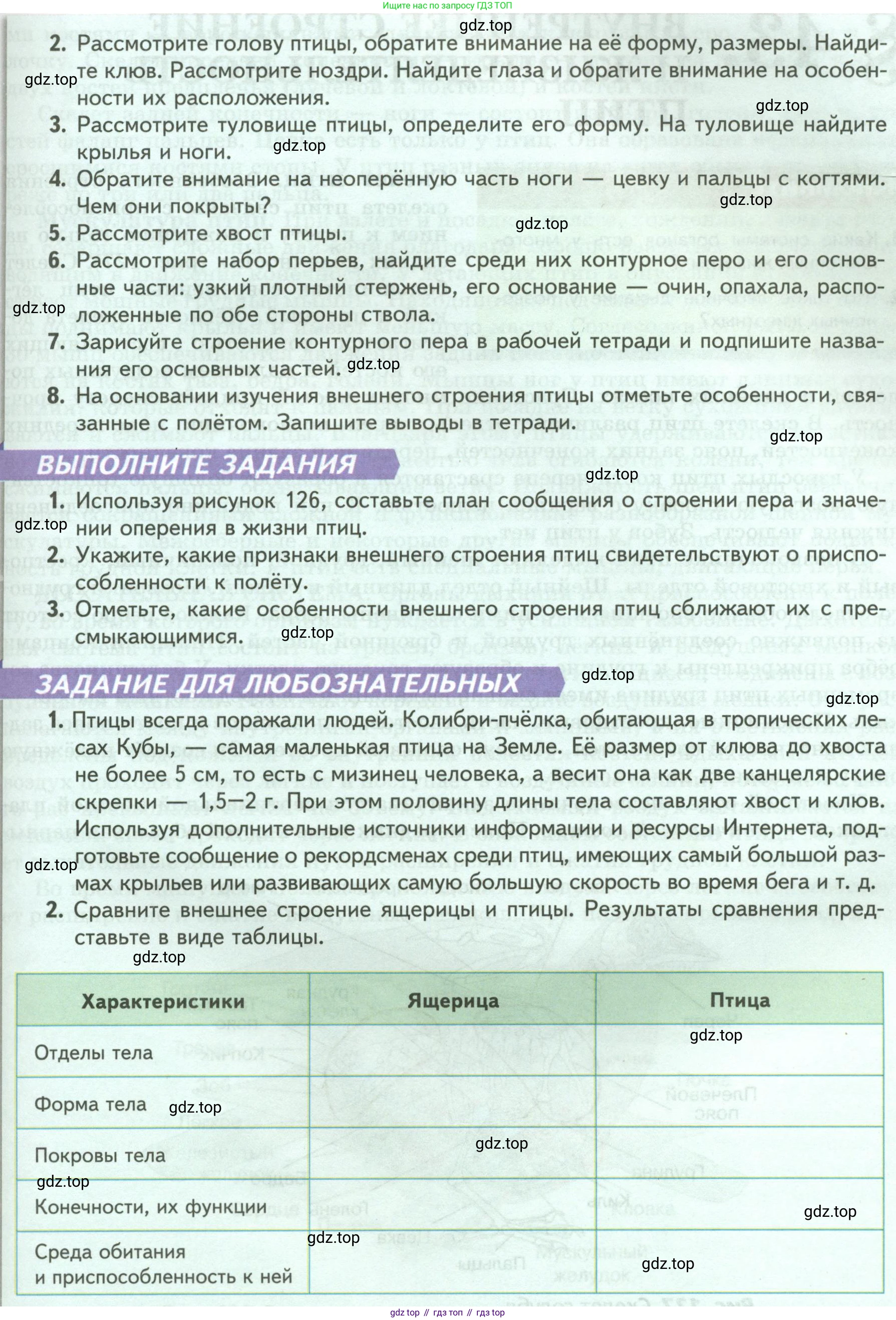 ГДЗ Биология, 8 класс Учебник, авторы: Пасечник Владимир Васильевич, Суматохин Сергей Витальевич, Гапонюк Зоя Георгиевна, издательство Просвещение, Москва, 2023, белого цвета, страница 180, Условие (продолжение 2)