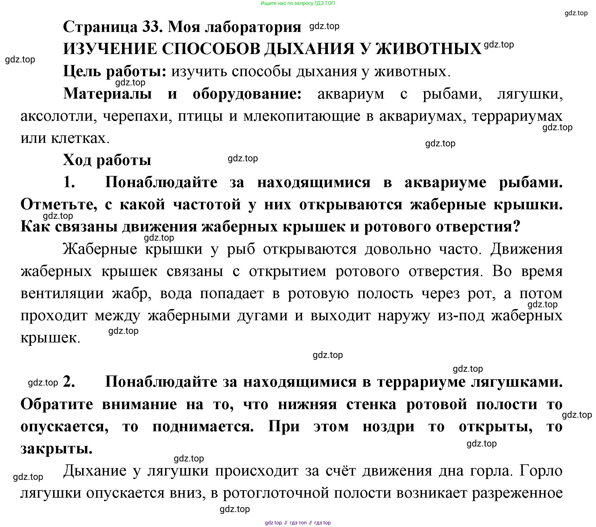 ГДЗ Биология, 8 класс Учебник, авторы: Пасечник Владимир Васильевич, Суматохин Сергей Витальевич, Гапонюк Зоя Георгиевна, издательство Просвещение, Москва, 2023, белого цвета, страница 33, Решение
