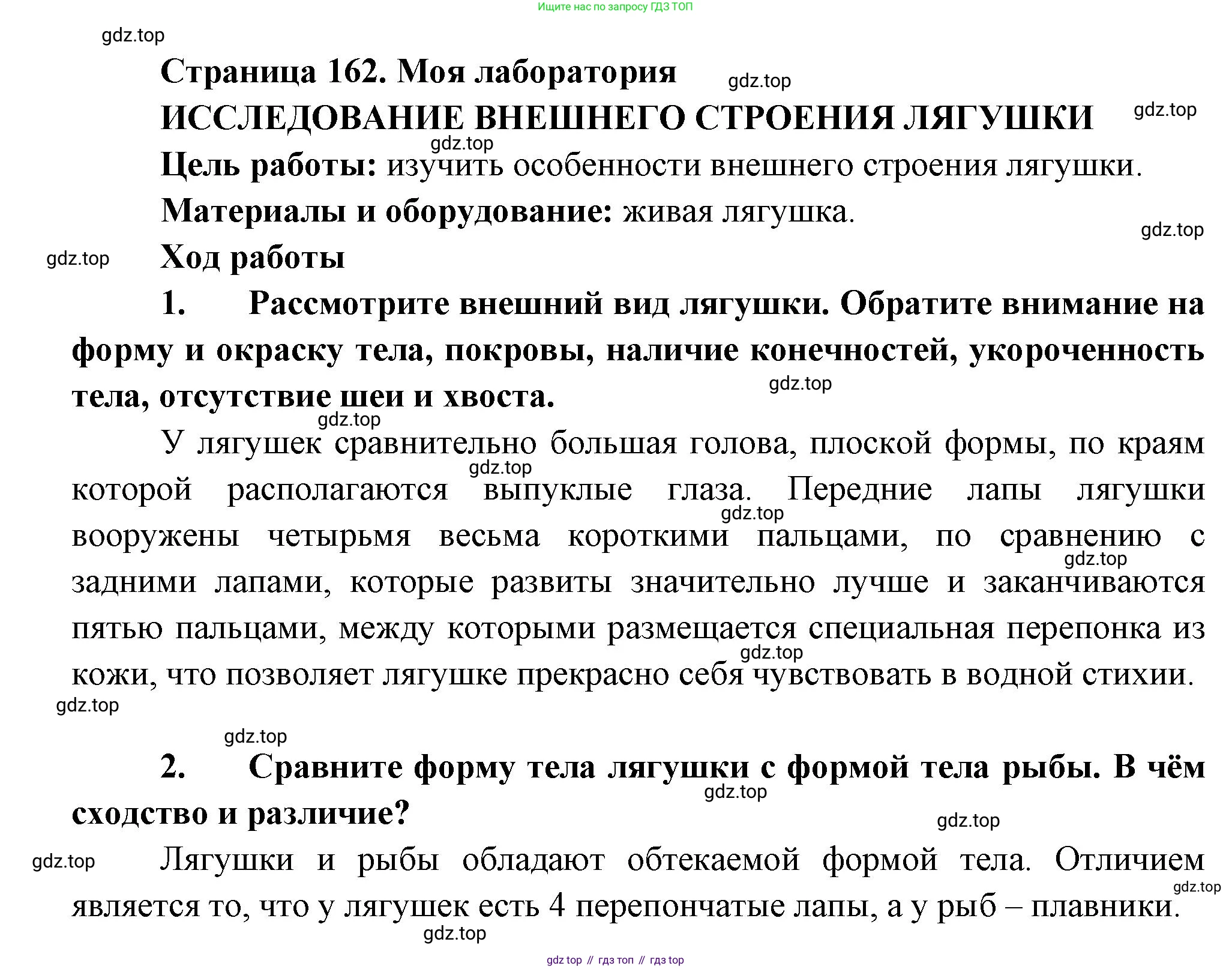 Биология, 8 класс Учебник, авторы: Пасечник Владимир Васильевич, Суматохин Сергей Витальевич, Гапонюк Зоя Георгиевна, издательство Просвещение, Москва, 2023, белого цвета, страница 162, Решение