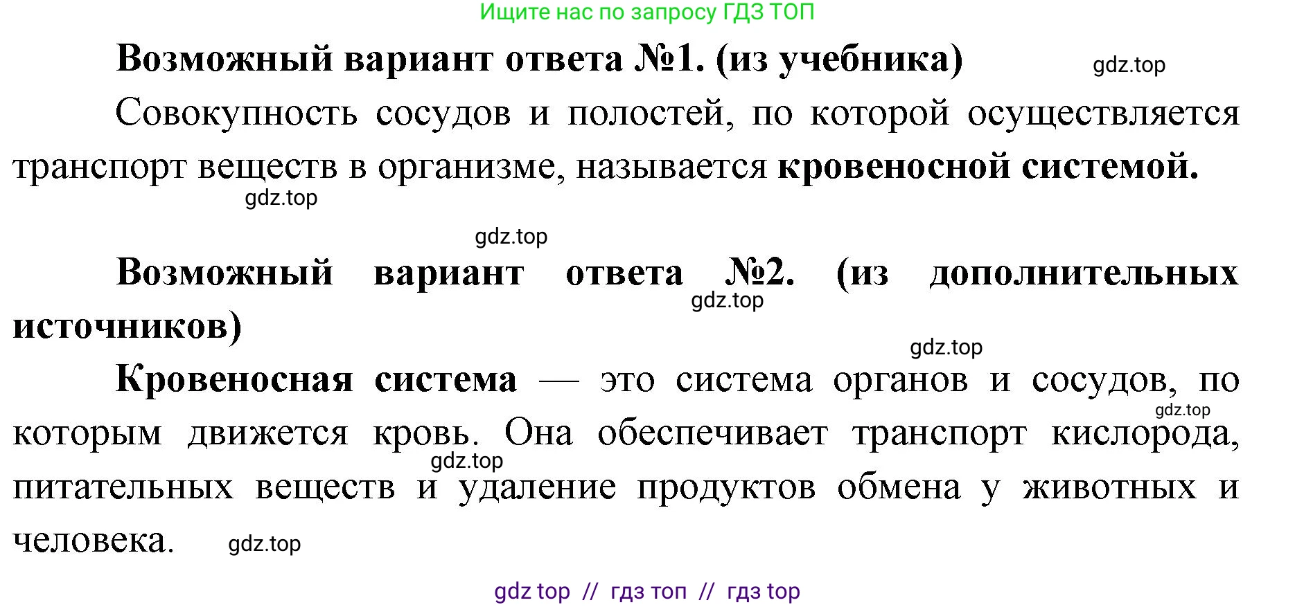Биология, 8 класс Учебник, авторы: Пасечник Владимир Васильевич, Суматохин Сергей Витальевич, Гапонюк Зоя Георгиевна, издательство Просвещение, Москва, 2023, белого цвета, страница 35, номер 3, Решение 2 (продолжение 2)