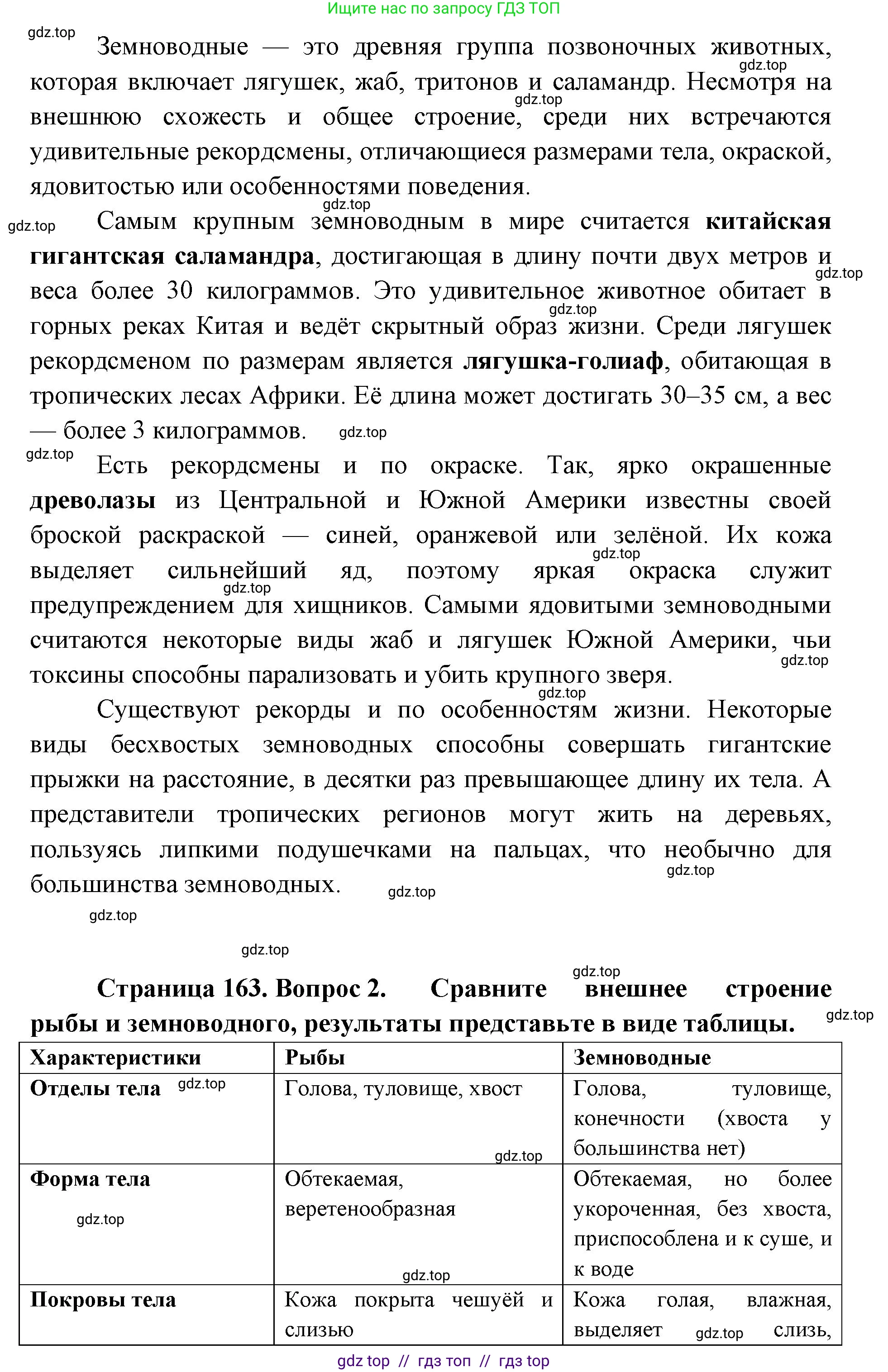 Биология, 8 класс Учебник, авторы: Пасечник Владимир Васильевич, Суматохин Сергей Витальевич, Гапонюк Зоя Георгиевна, издательство Просвещение, Москва, 2023, белого цвета, страница 162, Решение 2 (продолжение 5)