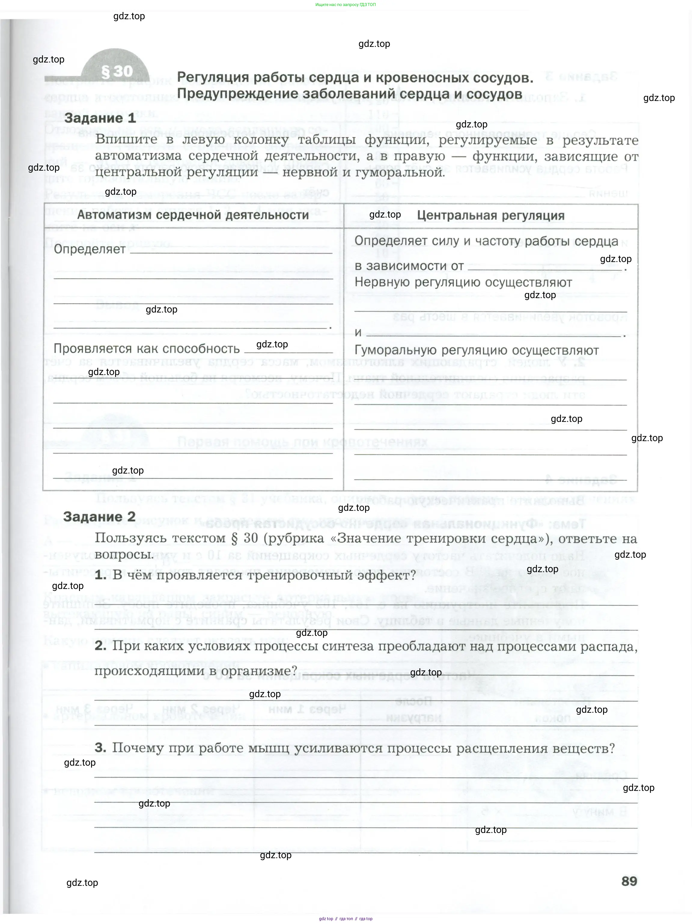 Биология, 9 класс рабочая тетрадь, авторы: Драгомилов Александр Григорьевич, Маш Реми Давидович, издательство Просвещение, Москва, 2021, красного цвета, Часть 1, страница 89