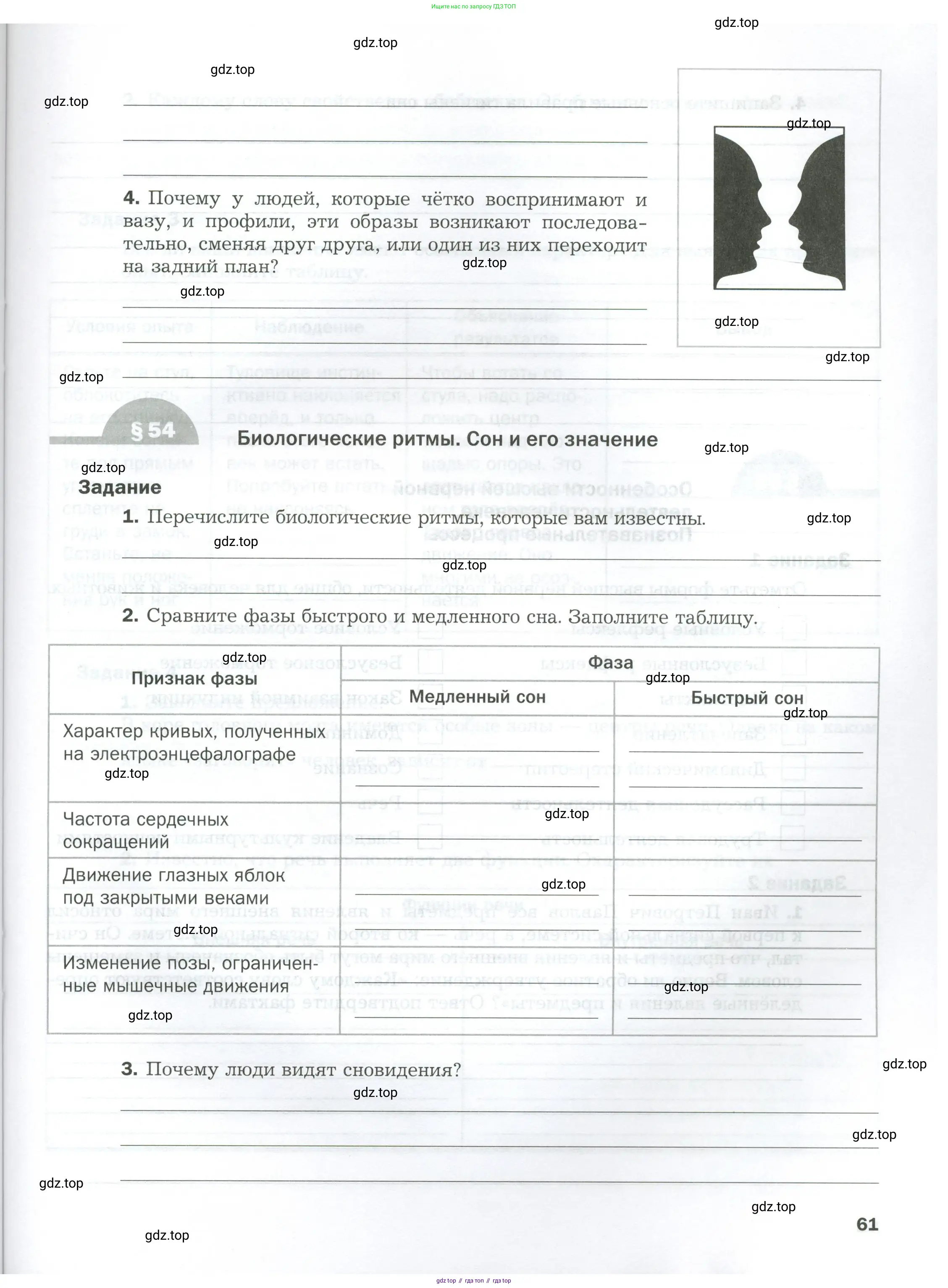 Биология, 9 класс рабочая тетрадь, авторы: Драгомилов Александр Григорьевич, Маш Реми Давидович, издательство Просвещение, Москва, 2021, красного цвета, Часть 1, страница 61