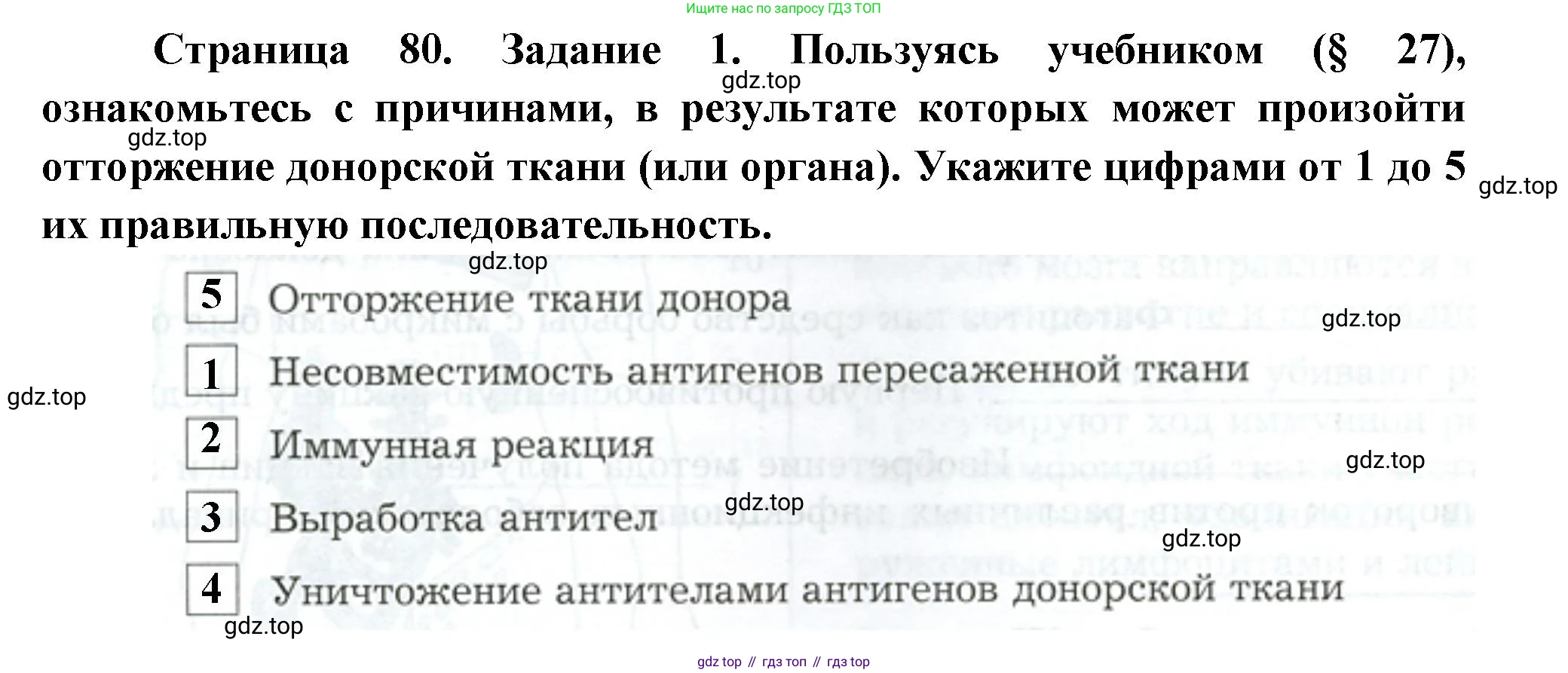 Биология, 9 класс рабочая тетрадь, авторы: Драгомилов Александр Григорьевич, Маш Реми Давидович, издательство Просвещение, Москва, 2021, красного цвета, Часть 1, страница 80, Решение