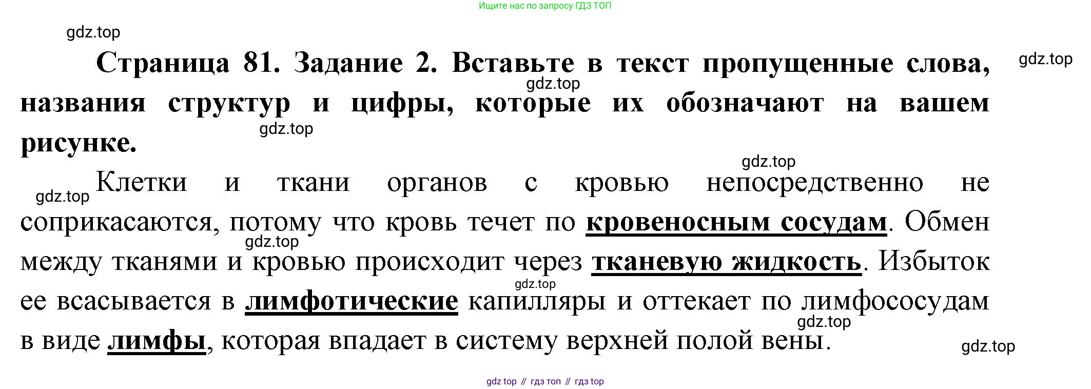 Биология, 9 класс рабочая тетрадь, авторы: Драгомилов Александр Григорьевич, Маш Реми Давидович, издательство Просвещение, Москва, 2021, красного цвета, Часть 1, страница 81, Решение