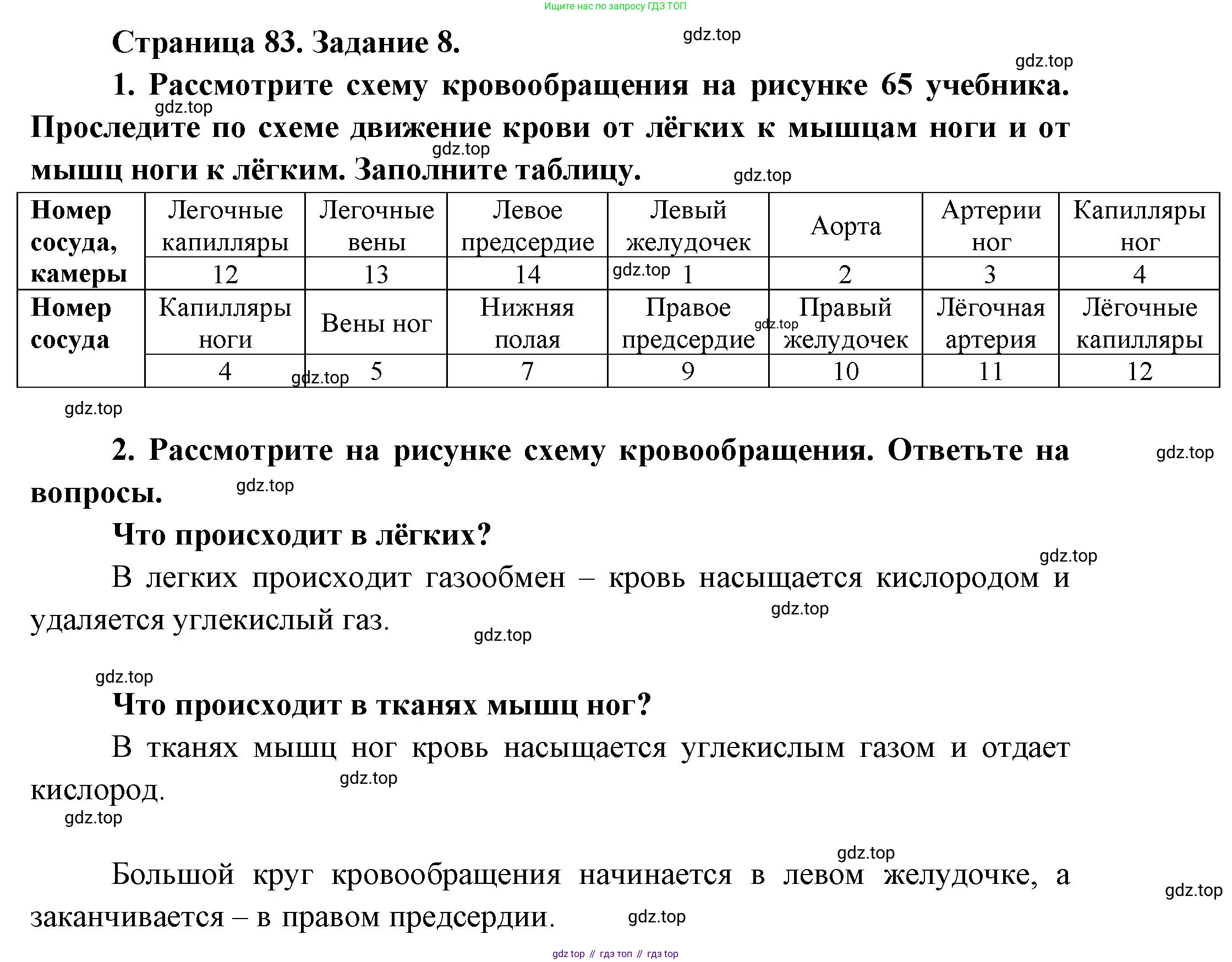Биология, 9 класс рабочая тетрадь, авторы: Драгомилов Александр Григорьевич, Маш Реми Давидович, издательство Просвещение, Москва, 2021, красного цвета, Часть 1, страница 83, Решение