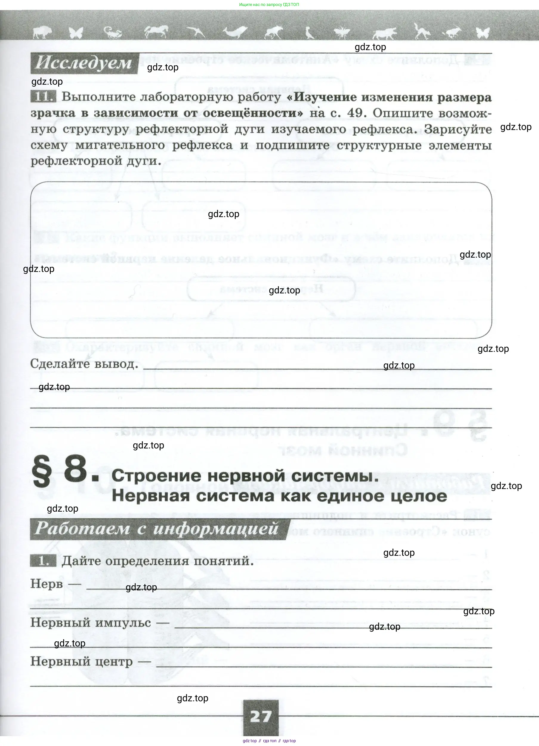 Биология, 9 класс рабочая тетрадь, авторы: Пасечник Владимир Васильевич, Швецов Глеб Геннадьевич, издательство Просвещение, Москва, 2023, розового цвета, страница 27
